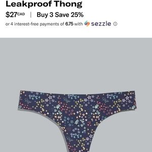 NWT Knix Leakproof Thong